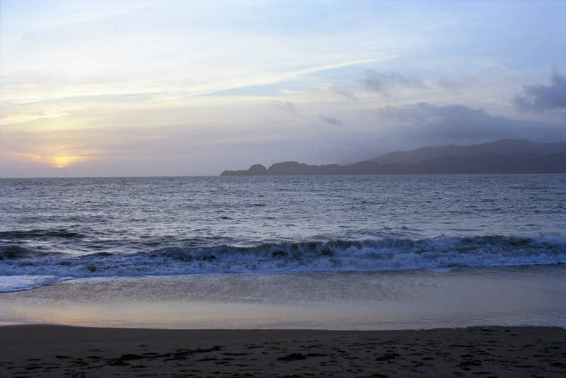 Sunset at Baker Beach, San Francisco.