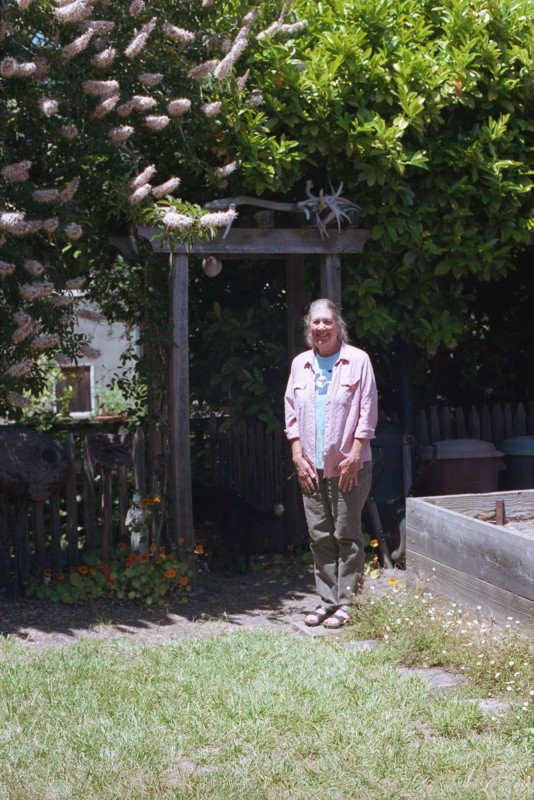 The botanist in the Garden